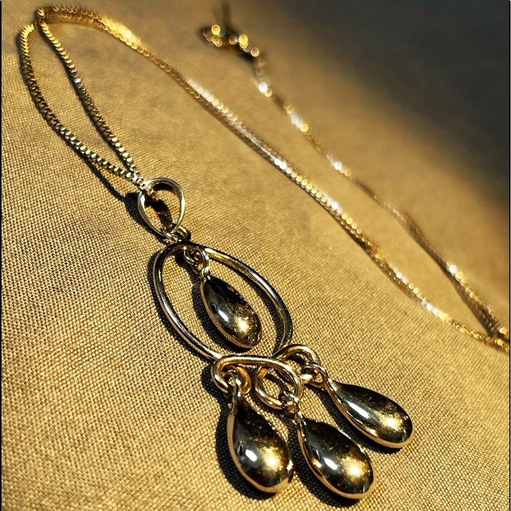 925 Sterling Silver Necklaces with Raindrops  New